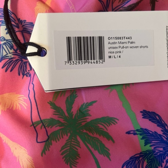 WEZC UTILITY SHORTS Pull-on Lite Weight Swim Short MENS Medium Women Large - Picture 3 of 4